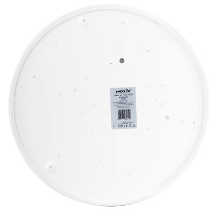 LED Pritemdomas lubinis šviestuvas LED/40W/230V 3000-6500K diametras 40 cm balta + nuotolinio valdymo pultas