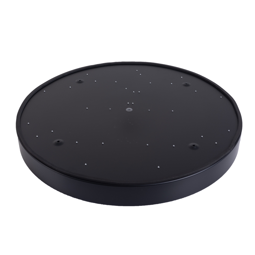 LED Pritemdomas lubinis šviestuvas LED/40W/230V 3000-6500K diametras 40 cm juoda + nuotolinio valdymo pultas