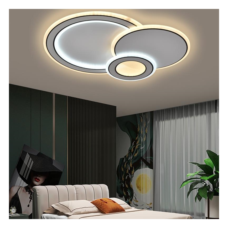 LED Pritemdomas lubinis šviestuvas LED/40W/230V 3000-6500K + nuotolinio valdymo pultas