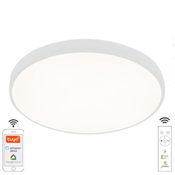 LED Pritemdomas lubinis šviestuvas LED/48W/230V 2700-6500K Wi-Fi Tuya + nuotolinio valdymo pultas