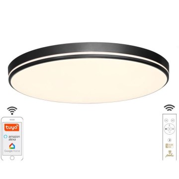 LED Pritemdomas lubinis šviestuvas LED/48W/230V 2700-6500K Wi-Fi Tuya + nuotolinio valdymo pultas