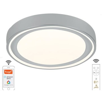 LED Pritemdomas lubinis šviestuvas LED/48W/230V 2700-6500K Wi-Fi Tuya + nuotolinio valdymo pultas