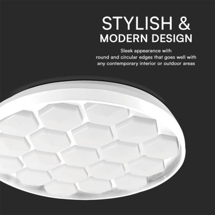 LED Pritemdomas lubinis šviestuvas LED/60W/230V 3000/4000/6500K + nuotolinio valdymo pultas