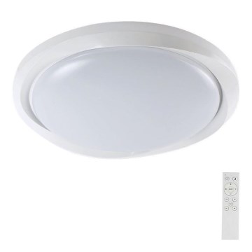 LED Pritemdomas lubinis šviestuvas LED/60W/230V 3000-6500K 49,2 cm balta + nuotolinio valdymo pultas