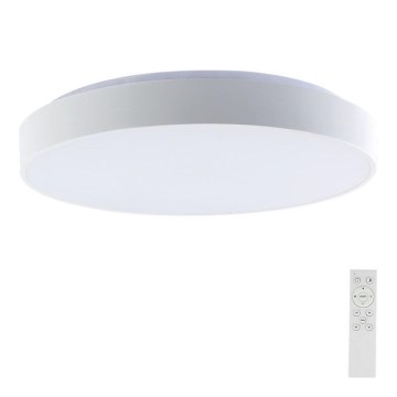 LED Pritemdomas lubinis šviestuvas LED/60W/230V 3000-6500K 49,5 cm balta + nuotolinio valdymo pultas