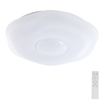 LED Pritemdomas lubinis šviestuvas LED/60W/230V 3000-6500K 50 cm balta + nuotolinio valdymo pultas