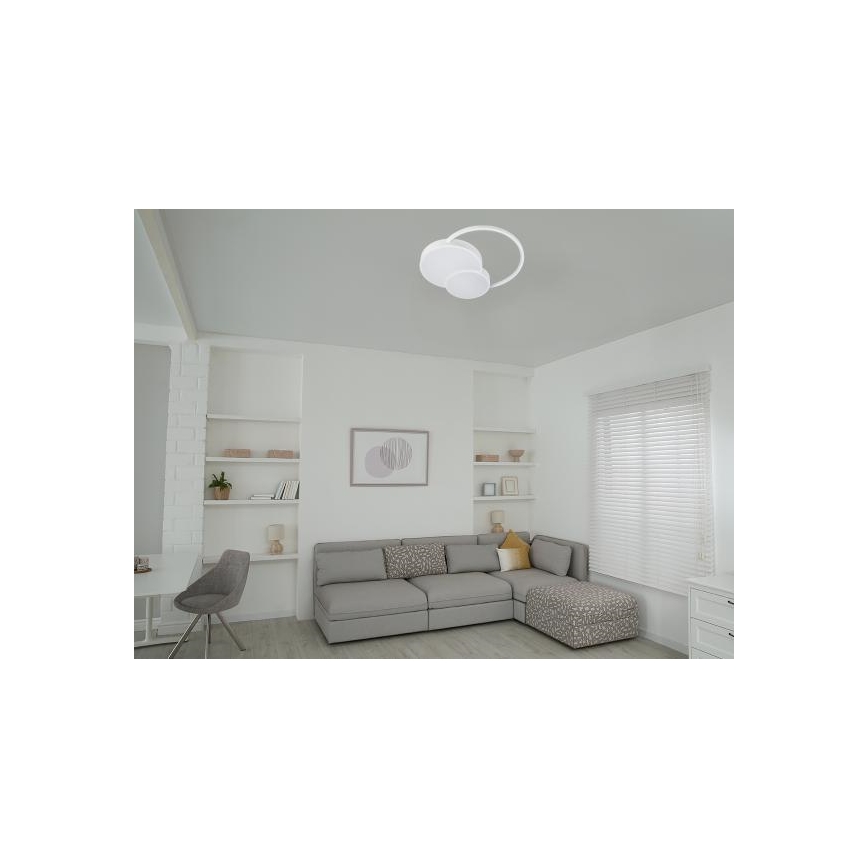 LED Pritemdomas lubinis šviestuvas LED/60W/230V 3000-6500K balta + nuotolinio valdymo pultas