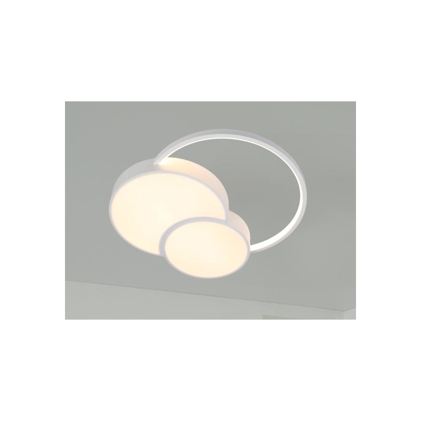LED Pritemdomas lubinis šviestuvas LED/60W/230V 3000-6500K balta + nuotolinio valdymo pultas