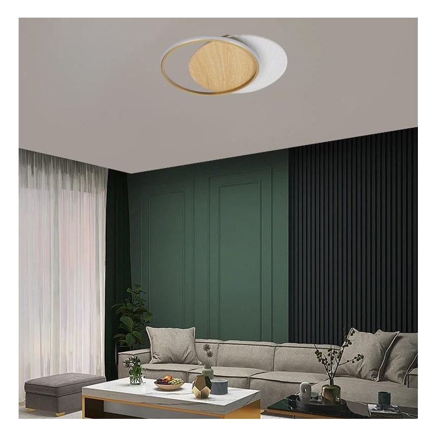 LED Pritemdomas lubinis šviestuvas LED/60W/230V 3000-6500K + nuotolinio valdymo pultas