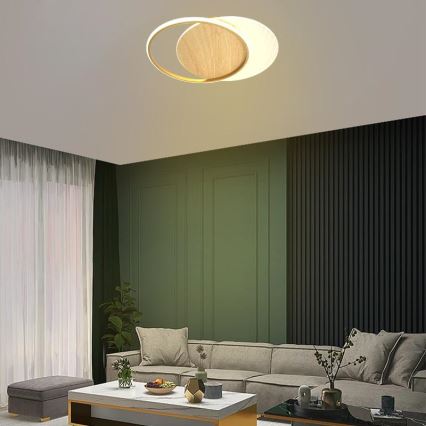 LED Pritemdomas lubinis šviestuvas LED/60W/230V 3000-6500K + nuotolinio valdymo pultas