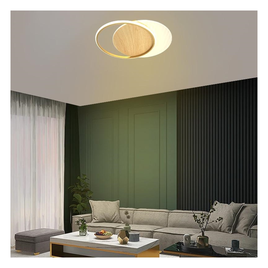 LED Pritemdomas lubinis šviestuvas LED/60W/230V 3000-6500K + nuotolinio valdymo pultas