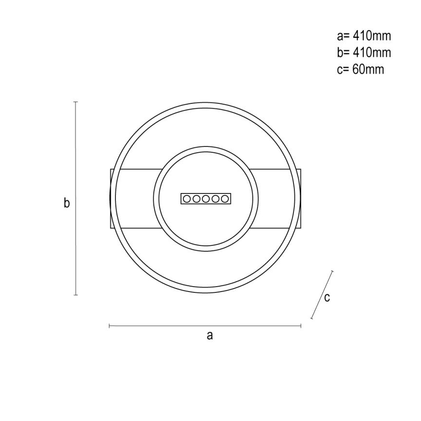 LED Pritemdomas lubinis šviestuvas LED/60W/230V 3000-6500K + nuotolinio valdymo pultas