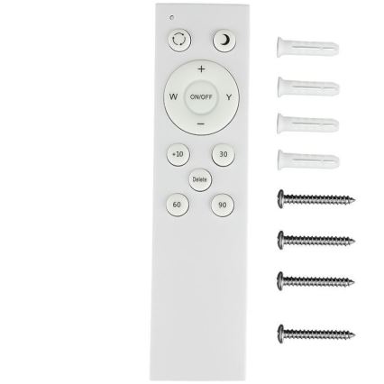LED Pritemdomas lubinis šviestuvas LED/60W/230V 3000K/4000K/6500K diametras 50 cm + nuotolinio valdymo pultas