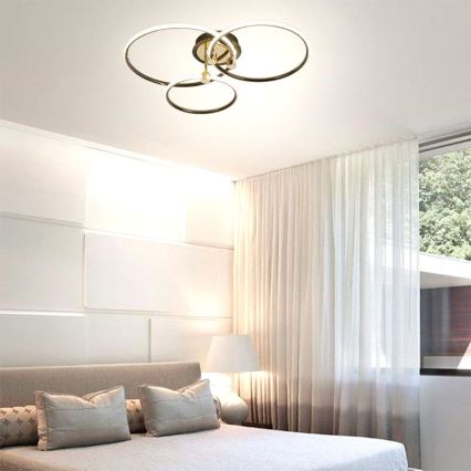 LED Pritemdomas lubinis šviestuvas LED/64W/230V 3000-6500K + nuotolinio valdymo pultas