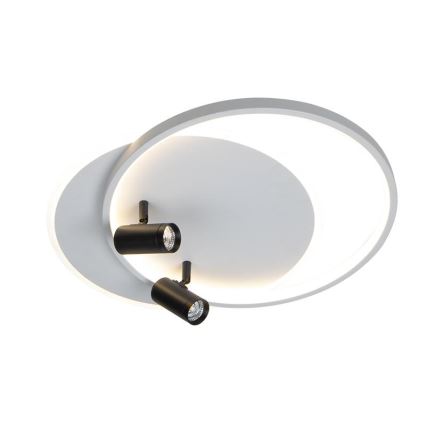 LED Pritemdomas lubinis šviestuvas LED/65W/230V 3000-6500K balta + nuotolinio valdymo pultas