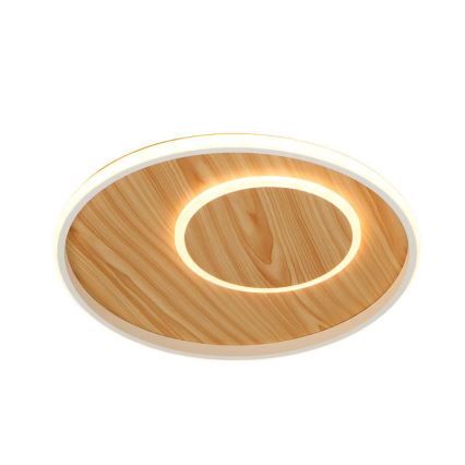 LED Pritemdomas lubinis šviestuvas LED/65W/230V 3000-6500K ruda + nuotolinio valdymo pultas