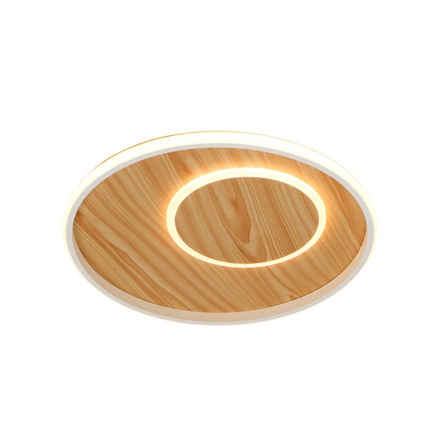 LED Pritemdomas lubinis šviestuvas LED/65W/230V 3000-6500K ruda + nuotolinio valdymo pultas