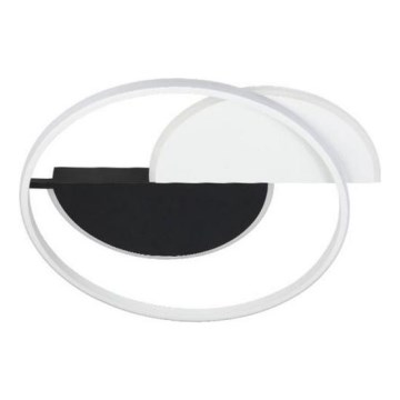 LED Pritemdomas lubinis šviestuvas LED/70W/230V 3000-6500K balta/juoda + nuotolinio valdymo pultas