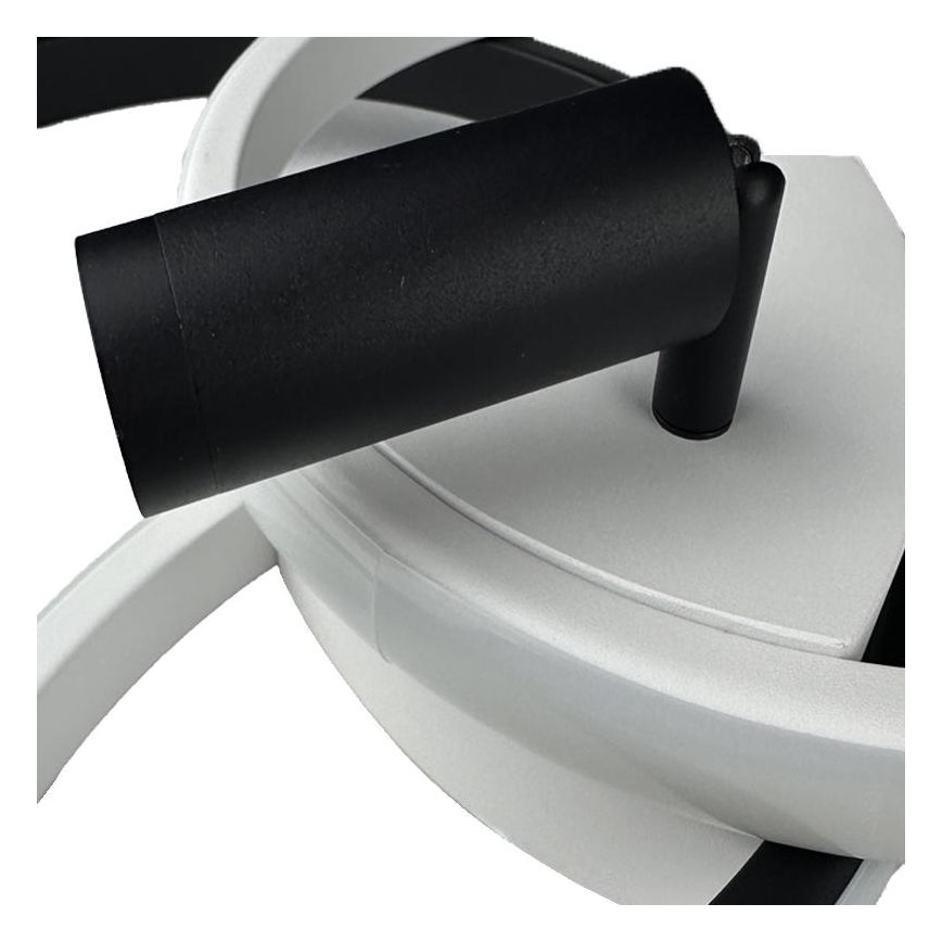 LED Pritemdomas lubinis šviestuvas LED/70W/230V 3000-6500K balta/juoda + nuotolinio valdymo pultas