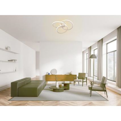 LED Pritemdomas lubinis šviestuvas LED/70W/230V 3000-6500K balta + nuotolinio valdymo pultas