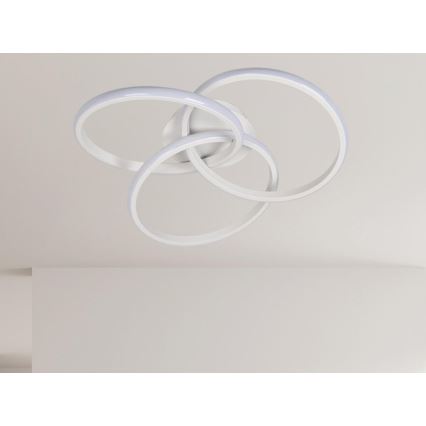 LED Pritemdomas lubinis šviestuvas LED/70W/230V 3000-6500K balta + nuotolinio valdymo pultas
