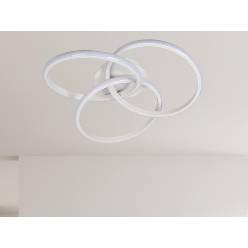 LED Pritemdomas lubinis šviestuvas LED/70W/230V 3000-6500K balta + nuotolinio valdymo pultas