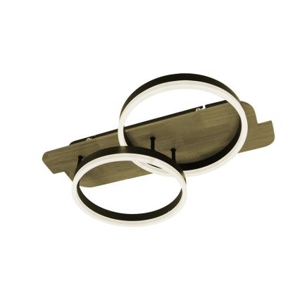 LED Pritemdomas lubinis šviestuvas LED/70W/230V 3000-6500K ąžuolas + nuotolinio valdymo pultas