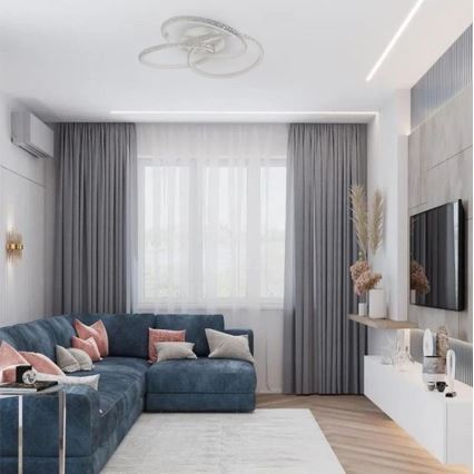 LED Pritemdomas lubinis šviestuvas LED/70W/230V 3000-6500K balta + nuotolinio valdymo pultas