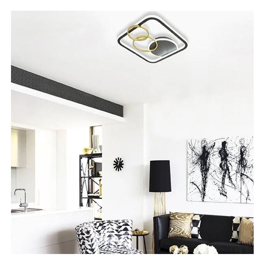 LED Pritemdomas lubinis šviestuvas LED/70W/230V 3000-6500K + nuotolinio valdymo pultas