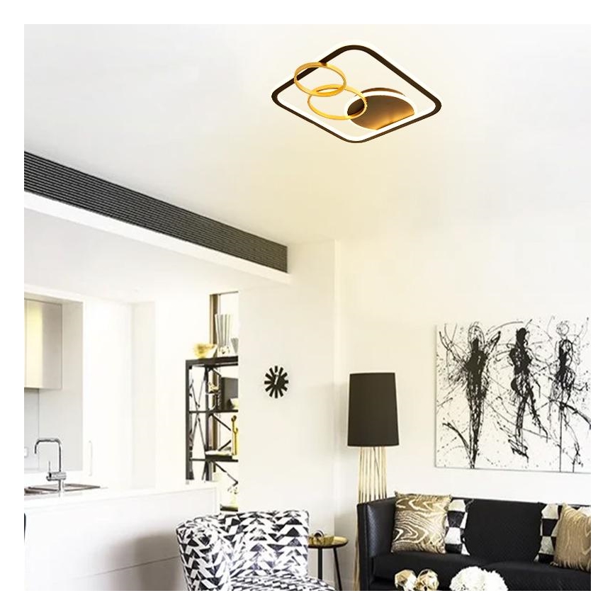 LED Pritemdomas lubinis šviestuvas LED/70W/230V 3000-6500K + nuotolinio valdymo pultas