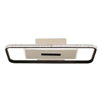 LED Pritemdomas lubinis šviestuvas LED/75W/230V 3000-6500K balta/juoda + nuotolinio valdymo pultas