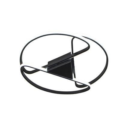 LED Pritemdomas lubinis šviestuvas LED/75W/230V 3000-6500K juoda + nuotolinio valdymo pultas