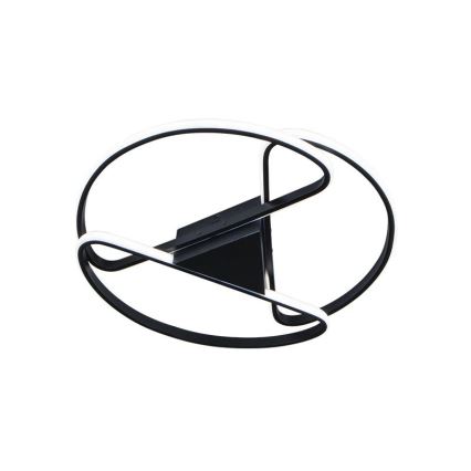 LED Pritemdomas lubinis šviestuvas LED/75W/230V 3000-6500K juoda + nuotolinio valdymo pultas