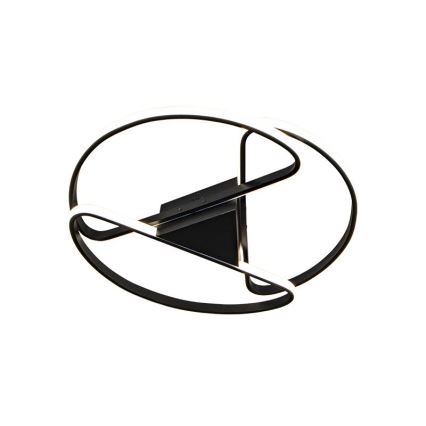 LED Pritemdomas lubinis šviestuvas LED/75W/230V 3000-6500K juoda + nuotolinio valdymo pultas