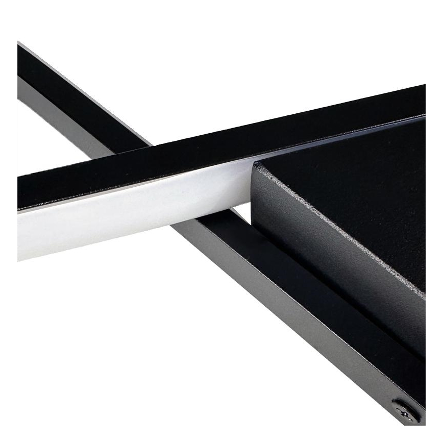 LED Pritemdomas lubinis šviestuvas LED/75W/230V 3000-6500K juoda + nuotolinio valdymo pultas