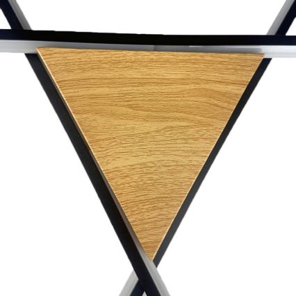 LED Pritemdomas lubinis šviestuvas LED/75W/230V 3000-6500K ruda/juoda + nuotolinio valdymo pultas