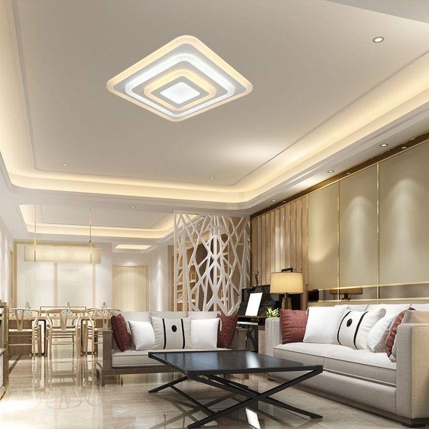 LED Pritemdomas lubinis šviestuvas LED/77W/230V 3000-6500K + nuotolinio valdymo pultas