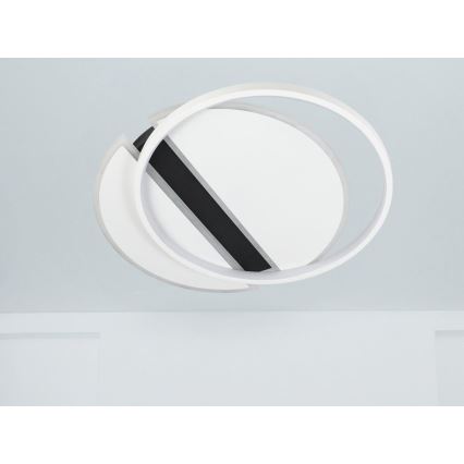 LED Pritemdomas lubinis šviestuvas LED/80W/230V 3000-6500K balta + nuotolinio valdymo pultas