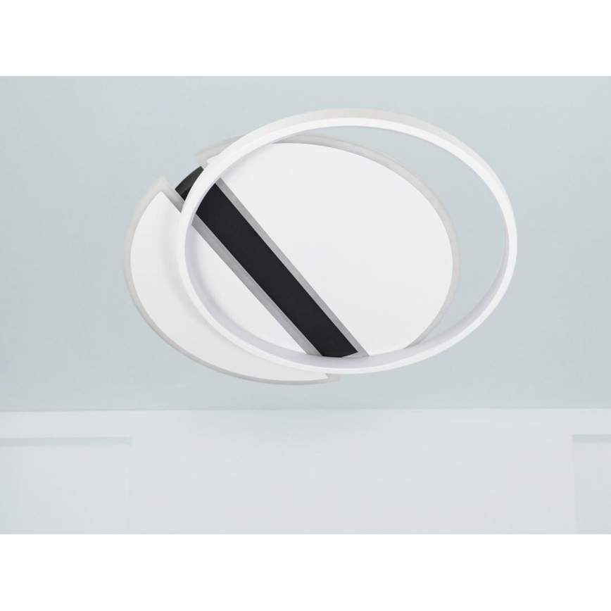 LED Pritemdomas lubinis šviestuvas LED/80W/230V 3000-6500K balta + nuotolinio valdymo pultas