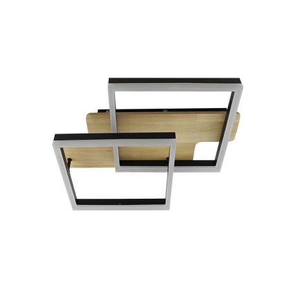 LED Pritemdomas lubinis šviestuvas LED/85W/230V 3000-6500K ąžuolas + nuotolinio valdymo pultas