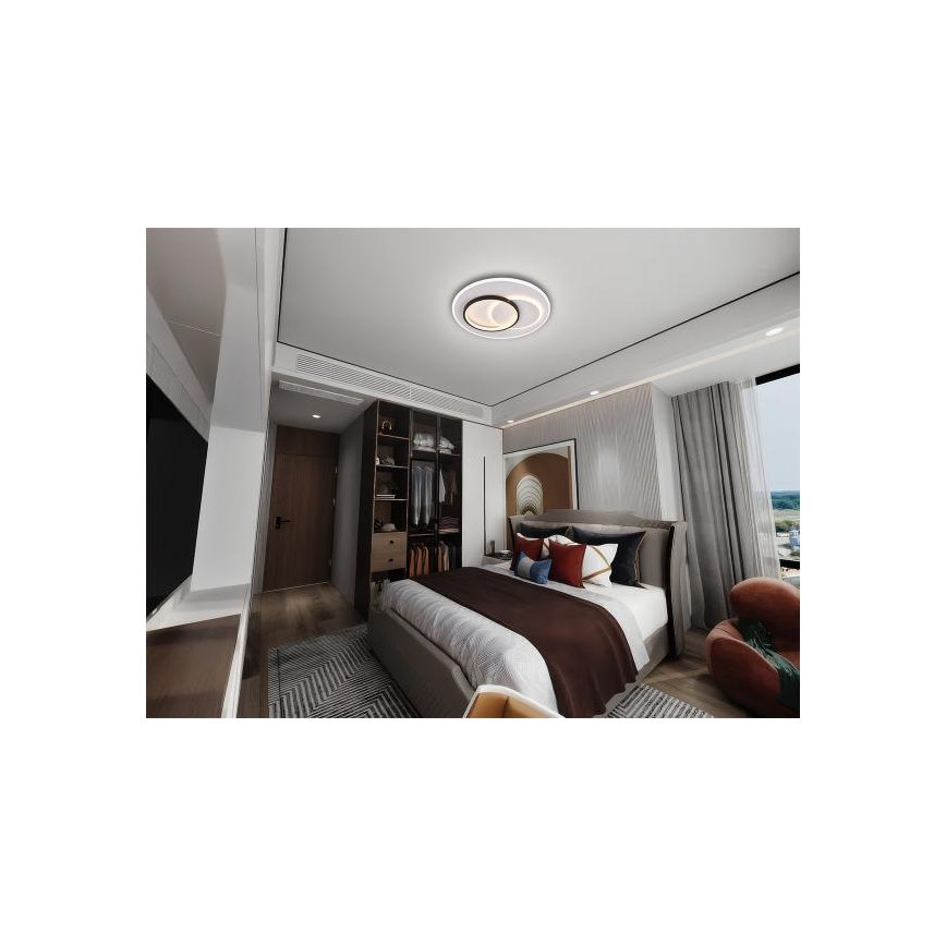 LED Pritemdomas lubinis šviestuvas LED/85W/230V 3000-6500K + nuotolinio valdymo pultas