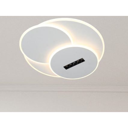 LED Pritemdomas lubinis šviestuvas LED/90W/230V 3000-6500K balta + nuotolinio valdymo pultas