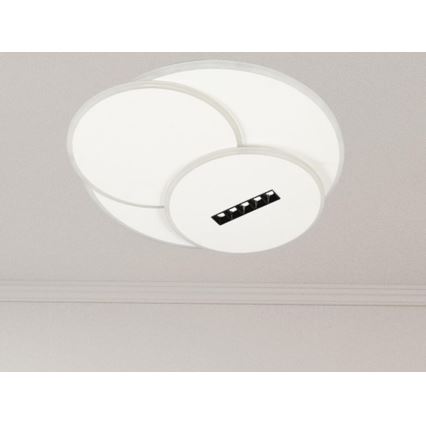 LED Pritemdomas lubinis šviestuvas LED/90W/230V 3000-6500K balta + nuotolinio valdymo pultas