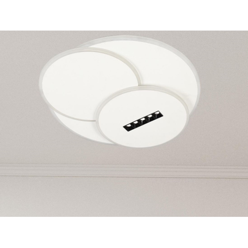 LED Pritemdomas lubinis šviestuvas LED/90W/230V 3000-6500K balta + nuotolinio valdymo pultas