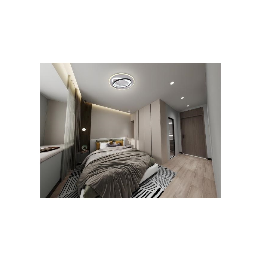 LED Pritemdomas lubinis šviestuvas LED/90W/230V 3000-6500K + nuotolinio valdymo pultas