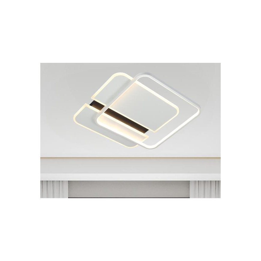 LED Pritemdomas lubinis šviestuvas LED/95W/230V 3000-6500K balta + nuotolinio valdymo pultas