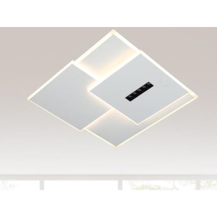 LED Pritemdomas lubinis šviestuvas LED/95W/230V 3000-6500K balta + nuotolinio valdymo pultas