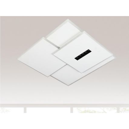 LED Pritemdomas lubinis šviestuvas LED/95W/230V 3000-6500K balta + nuotolinio valdymo pultas