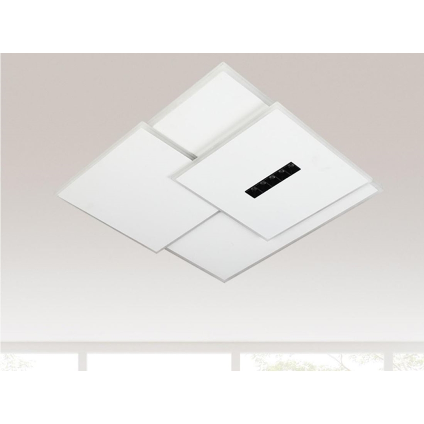 LED Pritemdomas lubinis šviestuvas LED/95W/230V 3000-6500K balta + nuotolinio valdymo pultas