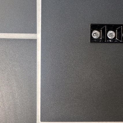 LED Pritemdomas lubinis šviestuvas LED/95W/230V 3000-6500K juoda + nuotolinio valdymo pultas